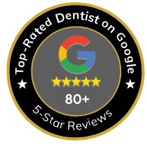 Top rated dentist on Google over 70 5 star reviews